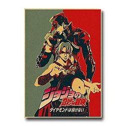 JJBA Posters – Poster JJBA Jotaro &amp; Jolyne Propaganda JJFR2008 [ID15808]