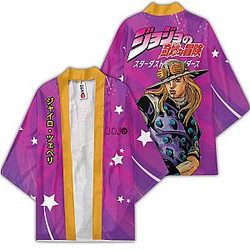 Jojo’s Bizarre Adventure Kimono – Gyro Zeppeli Kimono Custom Clothes GOT1308 [ID15812]
