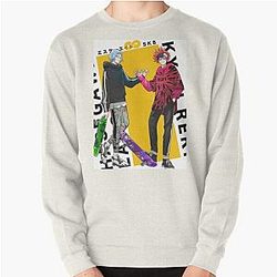 SK8 The Infinity Sweatshirts - Reki and Langa check   Pullover Sweatshirt [ID8194]