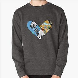 SK8 The Infinity Sweatshirts - Renga Skateboard Heart 2 Pullover Sweatshirt [ID8190]