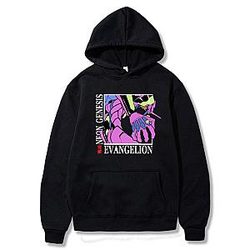 Evangelion Hoodie - Print Long Sleeve Hoodie [ID15580]