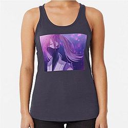 SK8 The Infinity Tank Tops - Cherry Blossom    Racerback Tank Top [ID8265]