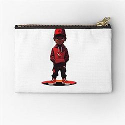 Skepta Cartoon Character Zipper Pouch