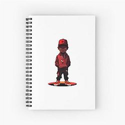 Skepta Cartoon Character Notebook