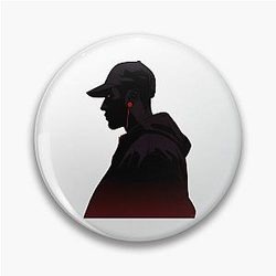 Skepta Cartoon Character Pin