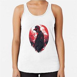 Skepta Cartoon Character Racer tank top