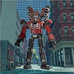 Skibidi Toilet Titan Speakerman Building Blocks Toys