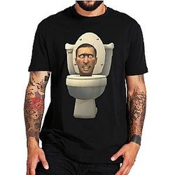Skibidi Toilet Meme Funny Game Toilet Man T-shirts
