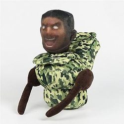 25cm Blue Military Soldier Toilet Man Skibidi Toilet Plush