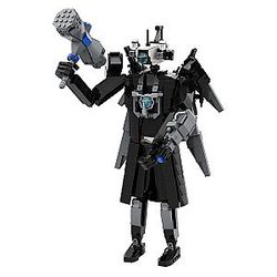 Skibidi Toilet Man Game Characters Building Blocks