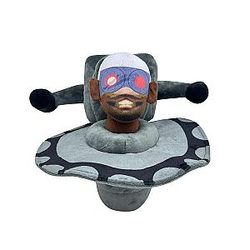 28cm Grey UFO Skibidi Toilet Stuffed Toy Plush