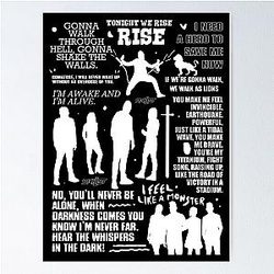 Skillet with all lyrics  Poster