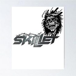 Skillet Skull Shredder Poster