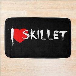 I Love Skillet Bath Mat