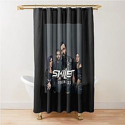 skillet tour 2021 poster Shower Curtain