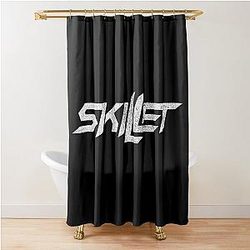 Skillet logo Shower Curtain