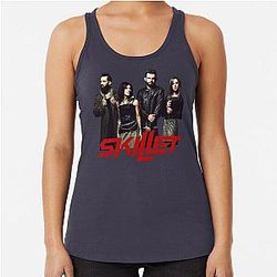 Skillet Band-Members Racerback Tank Top
