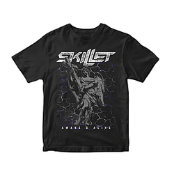 Angel Statue DTNK1405 Skillet T-Shirts