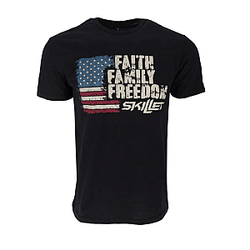Faith Family Freedom DTNK1405 Skillet T-Shirts
