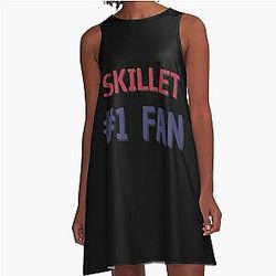 Skillet Band 1 Fan A-Line Dress