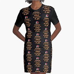 Comatose Skillet Lyrics typography  Graphic T-Shirt Dress