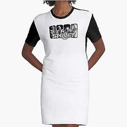 All Skillet Graphic T-Shirt Dress