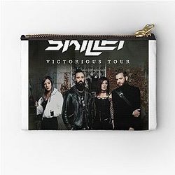 skillet band vt Zipper Pouch