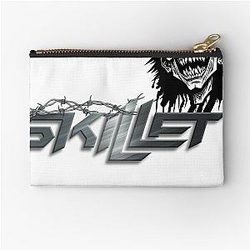 Skillet Skull Shredder Zipper Pouch