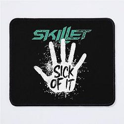 Skillet sick of it Mouse Pad