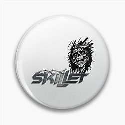 Skillet Skull Shredder Pin