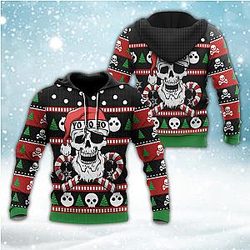 Skulls Christmas 3D All Over Printed Unisex Shirts HHT08122001