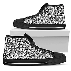 Skull Shoes - Cute skulls high top PL18032002