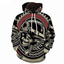 Skull Hoodie - Cool Skull Fashion Hoodie