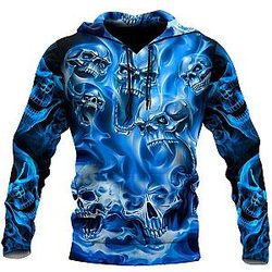 Premium Skull 3D All Over Printed Unisex Shirts
