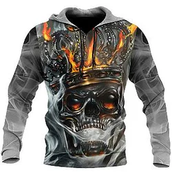 Premium Skull 3D All Over Printed Unisex Shirts