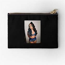 Skye Blue The World Is My Stage Skye Blue Zipper Pouches