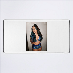 Skye Blue The World Is My Stage Skye Blue Mouse Pads