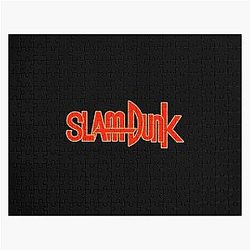 Slam Dunk Puzzles - Gold Stroke Red Letter Slam Dunk Jigsaw Puzzle RB0512
