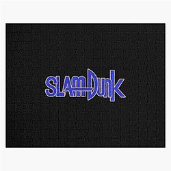 Slam Dunk Puzzles - Gold Stroke Blue Letter Slam Dunk Jigsaw Puzzle RB0512