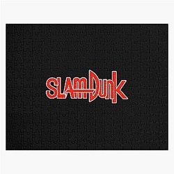 Slam Dunk Puzzles - White Stroke Red Letter Slam Dunk Jigsaw Puzzle RB0512