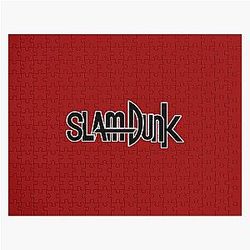 Slam Dunk Puzzles - White Stroke Black Letter Slam Dunk Jigsaw Puzzle RB0512