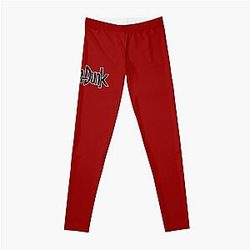 Slam Dunk Leggings - White Stroke Black Letter Slam Dunk Leggings RB0512
