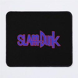 Slam Dunk Mouse Pads - Red Stroke Blue Letter Slam Dunk Mouse Pad RB0512