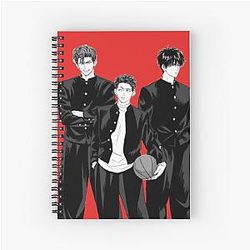 Slam Dunk Notebook - slam dunk anime Spiral Notebook