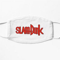 Slam Dunk Face Masks - Dark Stroke Red Letter Slam Dunk Flat Mask RB0512