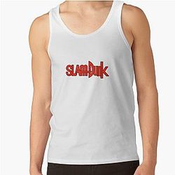 Slam Dunk Tank Tops - Dark Stroke Red Letter Slam Dunk Tank Top RB0512
