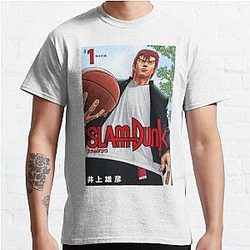 Slam Dunk T-Shirts - Slam Dunk Anime Classic T-Shirt RB0512