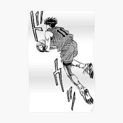 Slam Dunk Posters - Rukawa - Slam Dunk Poster RB0512