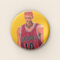Rukawa Silent Drive Slam Dunk Pins