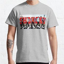 Slam Dunk T-Shirts - Shohoku Crossing (Distressed) Classic T-Shirt RB0512